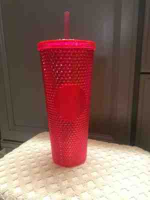 NEW STARBUCKS 2019 Neon Pink Studded Cold Cup Tumbler Christmas HOLIDAY In Hand - Sold on eBay Dec, 11th 2019 for $28.00