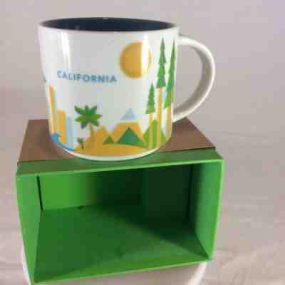 STARBUCKS Coffee Mug 2017 California YOU ARE HERE COLLECTION 14 oz - Sold on eBay Dec, 11th 2019 for $17.77