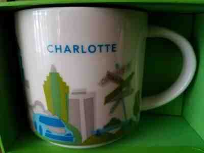 Starbucks "You Are Here" Collection / CHARLOTTE / RETIRED / City Mug - NIB - Sold on eBay Dec, 11th 2019 for $25.50