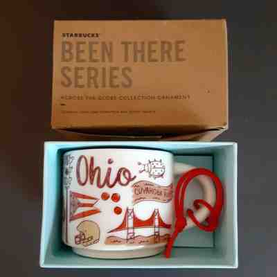 Starbucks Been There Series Ornament OHIO 2 oz Demi Cup - Sold on eBay Dec, 11th 2019 for $19.99