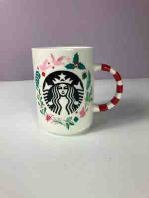 2018 Starbucks Christmas Holiday Coffee Cup Mug Candy Cane Striped Handle - Sold on eBay Dec, 11th 2019 for $15.99