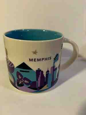 Memphis City Tennessee Starbucks Coffee YAH You Are Here Collection 14 Oz Mug - Sold on eBay Dec, 12th 2019 for $34.00