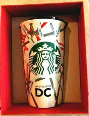 Starbucks Traveler Tumbler Ceramic Mug Washington DC Street Map NEW NWT in Box - Sold on eBay Dec, 12th 2019 for $24.50