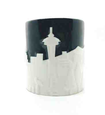 Starbucks 2012 Seattle Skyline Series Coffee Mug 3D Relief Space Needle Ferry  - Sold on eBay Dec, 12th 2019 for $15.99