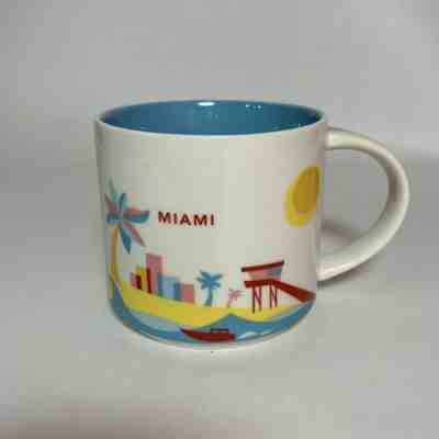 Starbucks Miami You Are Here (YAH) 14 Oz Mug Original and Discontinued - Sold on eBay Dec, 12th 2019 for $15.00