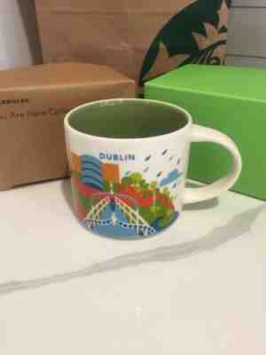 Starbucks Dublin YAH Mug Ha’penney Bridge Shamrock Poolbeg Ireland You Are Here - Sold on eBay Dec, 12th 2019 for $45.99