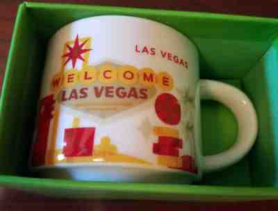 Starbucks Demitasse LAS VEGAS, NV YAH You Are Here Mini mug Ornament 2oz NIB - Sold on eBay Dec, 12th 2019 for $19.00