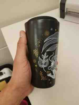 Starbucks 2019 Ceramic Travel Mug Brown Gold Mermaid New 12 OZ RARE - Sold on eBay Dec, 12th 2019 for $23.00