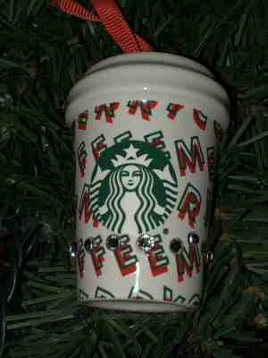 2019 Starbucks Christmas Ornament Embellished With Swarovski Crystals NIB - Sold on eBay Dec, 12th 2019 for $20.00