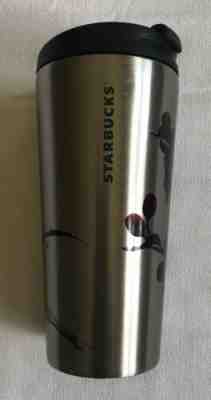 Starbucks Green Dot Coffee Branch & Berries Tumbler 2014 Stainless Steel 16 oz  - Sold on eBay Dec, 12th 2019 for $19.44