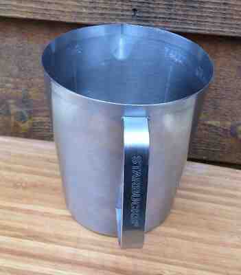 STARBUCKS Commercial Stainless Steel Milk Steaming Frothing Pitcher 32 ounce  - Sold on eBay Dec, 12th 2019 for $17.99