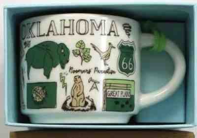 NIB Starbucks Been There Series Ornament OKLAHOMA 2 oz Demi Cup BOOMERS’ - Sold on eBay Dec, 12th 2019 for $22.95