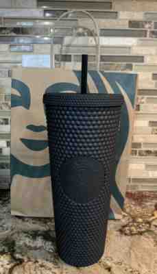 Starbucks Limited Edition Fall 2019 Matte Black Studded Tumbler 24oz RARE - Sold on eBay Dec, 12th 2019 for $100.00