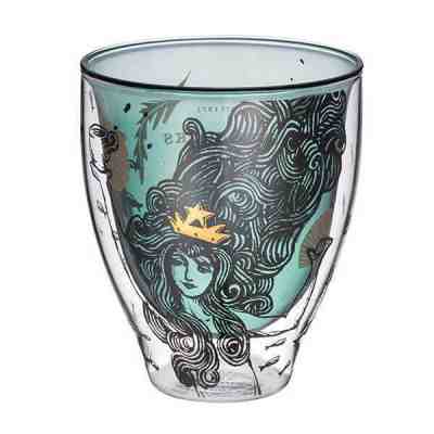 Starbucks Taiwan 8oz siren double wall glass cup - Sold on eBay Dec, 12th 2019 for $65.00
