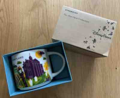 Starbucks Disneyland "You Are Here" Haunted Mansion New Orleans Square Mug  - Sold on eBay Dec, 12th 2019 for $89.95