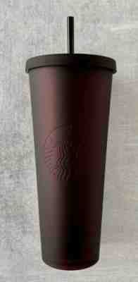 Starbucks Matte Purple Tumbler Cup 24oz Halloween 2019 Cold - Sold on eBay Dec, 12th 2019 for $48.99