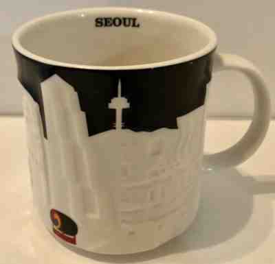 Starbucks Seoul City Skyline Relief Collector Series Coffee Mug Cup 16 Oz. 2012 - Sold on eBay Dec, 12th 2019 for $49.99