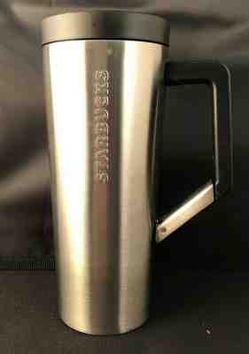 Starbucks Stainless Steel To Go Cup w/ Carabiner Clip On Travel Tumbler Mug 16oz - Sold on eBay Dec, 12th 2019 for $29.99