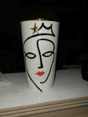 Starbucks 2015 Ceramic 10oz Travel Tumbler Coffee Mug Siren Queen Ladies Face - Sold on eBay Dec, 12th 2019 for $27.90
