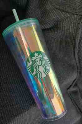 Starbucks Mermaid Scale Cold Cup. Hard To Find. Gorgeous!  - Sold on eBay Dec, 12th 2019 for $20.50