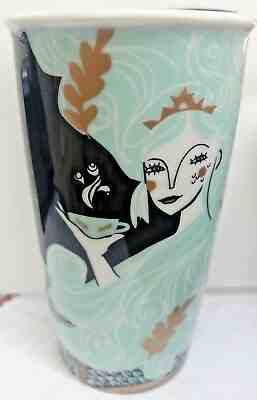 NEW 2018 Starbucks holiday Siren travel tumbler LIMITED EDITION w/gold accents - Sold on eBay Dec, 12th 2019 for $33.99
