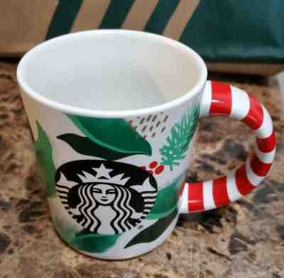 NEW 2019 Starbucks Christmas Mug Siren Red Striped Handle - Sold on eBay Dec, 12th 2019 for $24.85