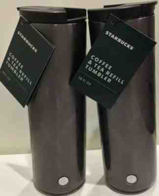 (2) Starbucks Grey Brewed Refill Tumbler / Free Grande or Tea January 2020 - Sold on eBay Dec, 12th 2019 for $109.99