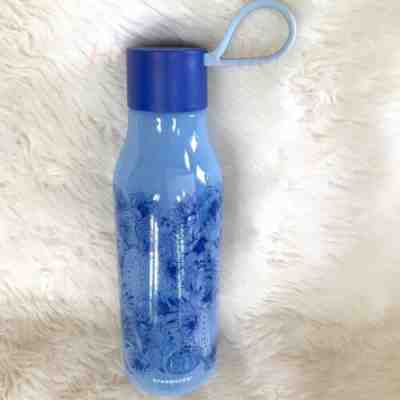 NEW Starbucks Water Bottle Summer 2019 Blue Venti 24oz BPA Free Cactus Desert - Sold on eBay Dec, 11th 2019 for $29.95