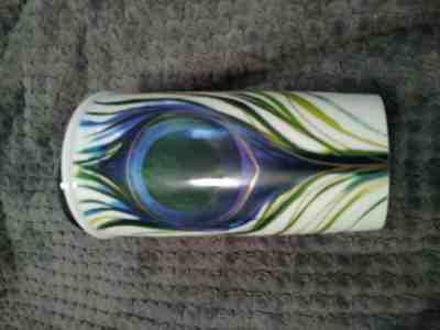 STARBUCKS PEACOCK FEATHER TUMBLER 2015 - Sold on eBay Dec, 11th 2019 for $32.99