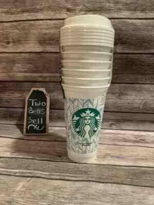 New Starbucks 2018 Christmas Holiday Reusable To-Go Coffee Cups Mugs Set of 6 - Sold on eBay Dec, 11th 2019 for $21.97