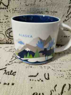 Starbucks You Are Here Alaska Mug 2014 Retired 14 oz (YAH) - Sold on eBay Dec, 11th 2019 for $15.00