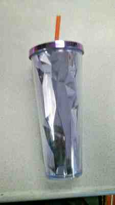 Starbucks 24oz. Purple Faceted Cold Cup Tumbler  - Sold on eBay Dec, 11th 2019 for $22.95