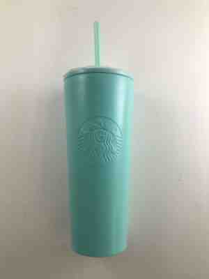 2019 Starbucks Tiffany Blue Stainless Steel 16 oz Tumbler - Sold on eBay Dec, 10th 2019 for $32.00