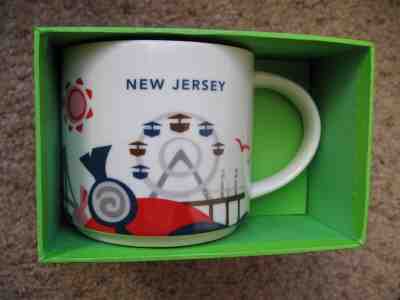 "YOU ARE HERE COLLECTION" NEW JERSEY STARBUCKS CERAMIC MUG - 14 FL.OZ. - NEW - Sold on eBay Dec, 10th 2019 for $15.99
