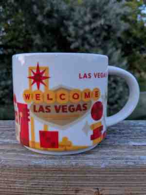 Starbucks Welcome To Las Vegas Mug You Are Here Collection 2012 14oz Coffee Tea  - Sold on eBay Dec, 10th 2019 for $18.50