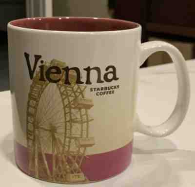 Starbucks 2014 16oz Vienna Global Icon Collector Ceramic Coffee Tea Mug - Sold on eBay Dec, 10th 2019 for $33.00