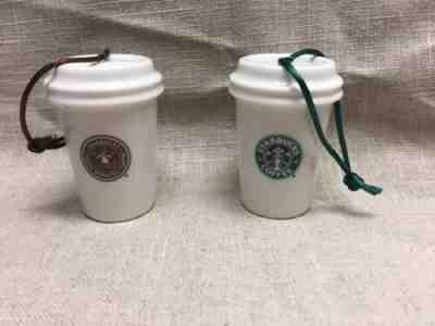 Starbucks Coffee To Go Cup Christmas Ornaments  1971 and 1992  (2011) - Sold on eBay Dec, 10th 2019 for $16.00