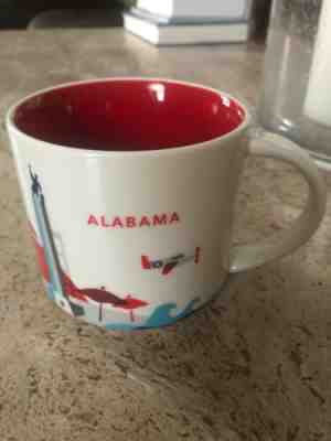 Starbucks “You Are Here” Collection ALABAMA 14 oz Ceramic Coffee Mug - NNB - Sold on eBay Dec, 10th 2019 for $22.98