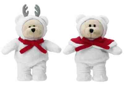 Starbucks JAPAN Christmas HOLIDAY 2019 Bearista Bear Doll Plush Boy And Girl Set - Sold on eBay Dec, 10th 2019 for $60.00