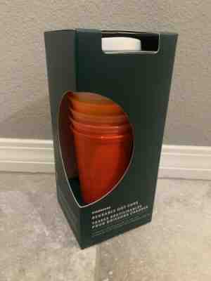 BRAND NEW...Starbucks Holiday 2019 Reusable Hot Cups (6 Pack) 16oz - Sold on eBay Dec, 10th 2019 for $19.00