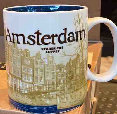 Starbucks Amsterdam Global Icon City Collector Coffee Mug Cup 16oz - Sold on eBay Dec, 10th 2019 for $37.00