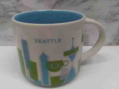 Starbucks YAH You Are Here Coffee Mug Seattle Washington Rare Cup 14oz Nice - Sold on eBay Dec, 10th 2019 for $19.99