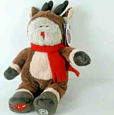 New 2003 Starbucks Bearista Plush Rudolph Red Nosed Reindeer Bear Christmas Tags - Sold on eBay Dec, 10th 2019 for $19.99
