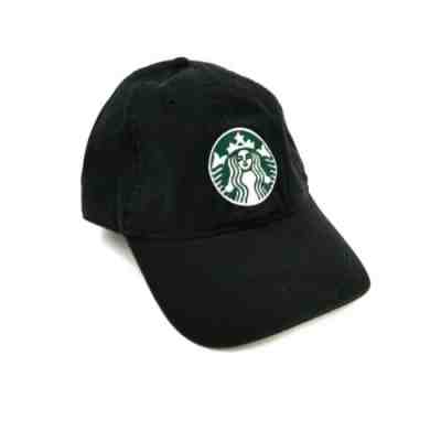 Starbucks Coffee Hat Employee Black Embroidered Logo Adjustable Cap Hat - Sold on eBay Dec, 13th 2019 for $15.00