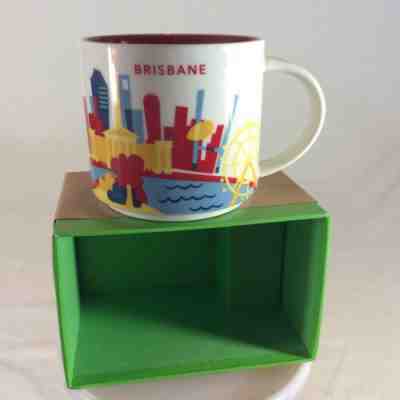 Starbucks YAH/You Are Here Brisbane Australia 14 oz Mug - Sold on eBay Dec, 13th 2019 for $28.88