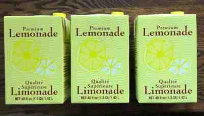 3 Starbucks Box  Premium Lemonade 48oz 1.42L  Qualite Superieure Guaranteed 2019 - Sold on eBay Dec, 13th 2019 for $22.77