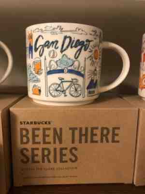 Starbucks Coffee Mug Been There Series Across The Globe Collection San Diego - Sold on eBay Dec, 13th 2019 for $20.00