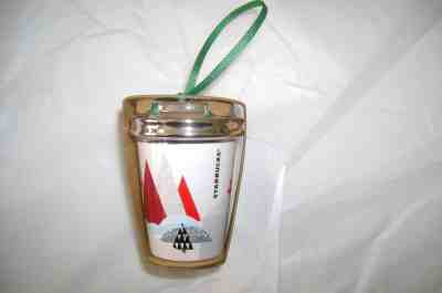 Starbucks Penguin travel cup ornament-new in package  Holiday 2016 - Sold on eBay Dec, 13th 2019 for $16.99