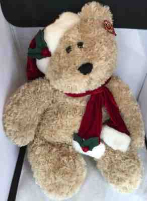 Starbucks Coffee Company “Starbucks Bearista” 27” Beige Stuffed Christmas Bear  - Sold on eBay Dec, 13th 2019 for $58.00