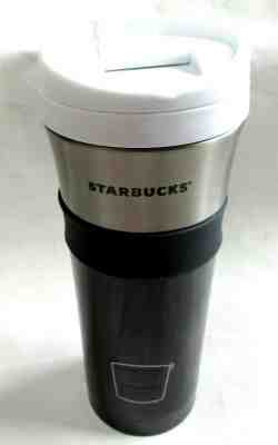 Starbucks Silver Gray Stainless Steel Tumbler Travel 16 Oz 2013 NWT - Sold on eBay Dec, 13th 2019 for $28.00